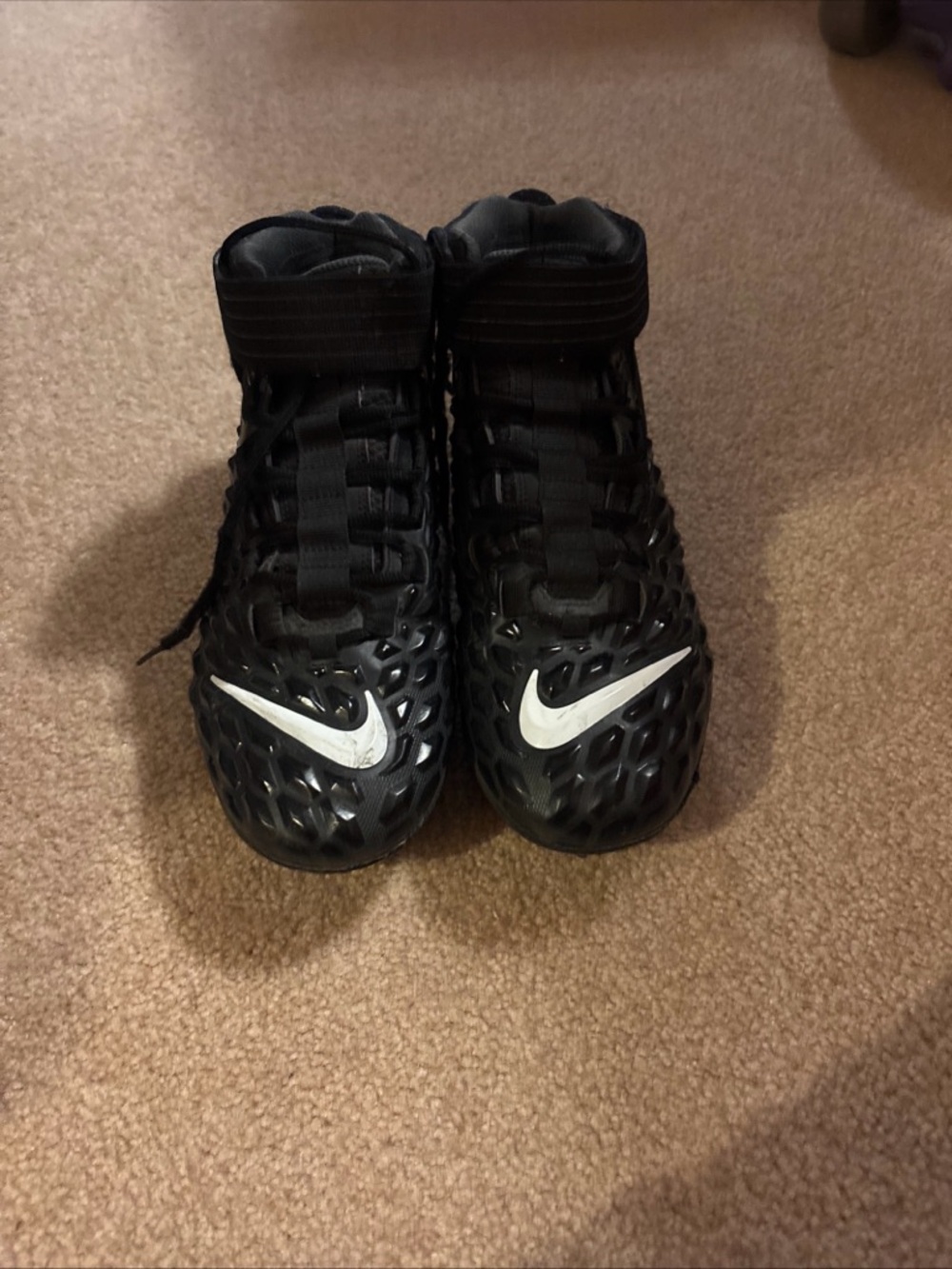 Nike Force Savage Pro 2 Men's Football Cleats Black/White Size 11.5 AH4000-002